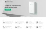 TP-LINK access point EAP615GP-Wall, WiFi 6, 1800Mbps AX1800, Mesh, GPON, V1.0 - 8885020620528 - Image 2