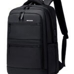 GOLDEN WOLF τσάντα πλάτης GB00707 με θήκη laptop 15.6", 21L, μαύρη - 6970672358171