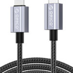 ORICO καλώδιο Lightning σε USB-C GQA29, 29W, 480Mbps, 1m, μαύρο - 6941788875012