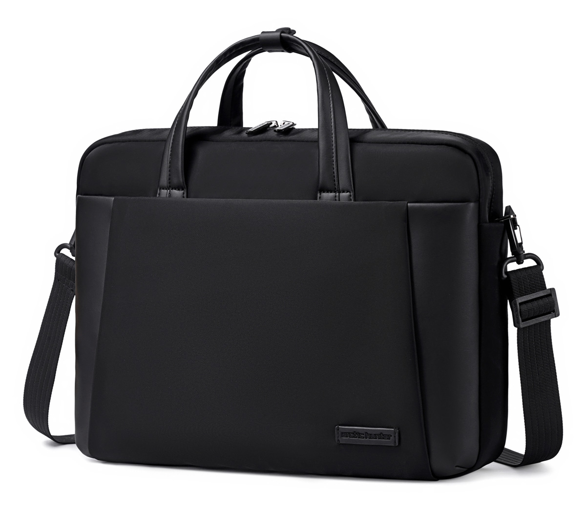 GWB00848-BK ARCTIC HUNTER τσάντα ώμου GWB00848 με θήκη laptop 15.6", 9L, μαύρη - 6977993100281 - Image 1