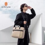 ARCTIC HUNTER τσάντα ώμου GWB00849 με θήκη laptop 15.6", 14L, χακί - 6977993100304 - Image 2