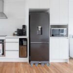 HOME USE βάση λευκών συσκευών HUH-0265 με ρόδες, ρυθμιζόμενη 42-66cm, έως 250kg, γκρι - 5210131160466 - Image 2