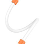 KAKUSIGA καλώδιο USB-C σε USB KSC-1024, σιλικόνης, 5A, 480Mbps, 0.25m, λευκό - 6921042153186