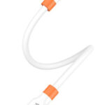 KAKUSIGA καλώδιο Lightning σε USB-C KSC-1024, σιλικόνης, 30W, 480Mbps, 0.25m, λευκό - 6921042153162