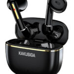 KAKUSIGA earphones με θήκη φόρτισης KSC-1482, True Wireless, 15mm, 35/300mAh, μαύρα - 6921042147260