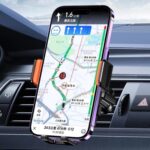 KAKUSIGA βάση smartphone αυτοκινήτου KSC-1720 για αεραγωγούς, μαύρη - 6921042147116 - Image 2