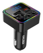 KAKUSIGA FM transmitter & φορτιστής KSC-1982, USB/USB-C, 55W, Bluetooth, μαύρο - 6921042152004