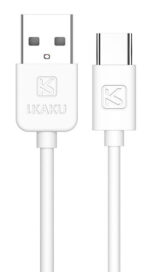 KAKUSIGA καλώδιο USB-C σε USB KSC-332, 2.4A, 480Mbps, 2m, λευκό - 6921042112619