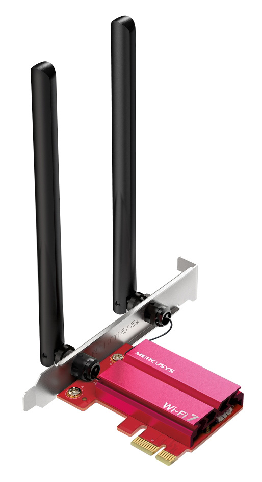 MA37BE MERCUSYS κάρτα δικτύου WiFi 7 & Bluetooth MA37BE, 6500Mbps BE6500, PCIe, V1.0 - 6957939003197 - Image 1