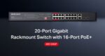 MERCUSYS rackmount switch MS120GP, 20x Gigabit θύρες, PoE+, V1.0 - 6957939003777 - Image 2