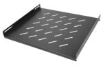 POWERTECH σταθερό ράφι για rack 19" NETW-0052, 1U, βάθος 420mm, μαύρο - 5210131159699