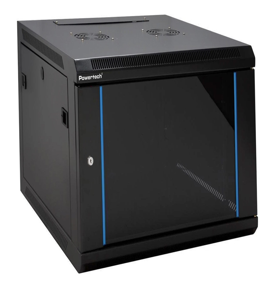 NETW-0055 POWERTECH επιτοίχια καμπίνα rack 19" NETW-0055, 600 x 450 x 636mm, 12U - 5210131159743 - Image 1
