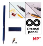 MP eternal μολύβι PE560 με γόμα & 2x ανταλλακτικές μύτες, μπλε - 5210131169247 - Image 2
