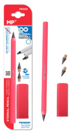 MP eternal μολύβι PE560 με γόμα & 2x ανταλλακτικές μύτες, ροζ - 5210131169254