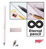 MP eternal μολύβι PE560 με γόμα & 2x ανταλλακτικές μύτες, λευκό - 5210131169261 - Image 2