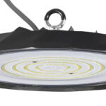 POWERTECH LED φωτιστικό καμπάνα PT-1557, 100W, 6500K, Φ30x4cm, IP65, μαύρο - 5210131153949