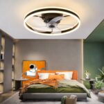 POWERTECH ανεμιστήρας οροφής PT-1560 με LED φως, 45W, Φ50x20cm, μαύρος - 5210131153987 - Image 2