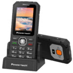 POWERTECH κινητό τηλέφωνο Sentry Armor, dual SIM, πλήκτρο SOS, 4G, IP67, μαύρο - 5210131135624