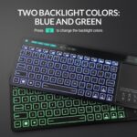 RIITEK ασύρματο πληκτρολόγιο Mini K18S με touchpad, RGB backlit, 2.4GHz & Bluetooth - 6952917745014 - Image 2