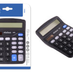 BEBASIC αριθμομηχανή S060, ηλιακό & μπαταρίας, 12 ψηφία, μαύρη - 8435721034218