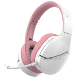 SADES gaming headset Spower, 3.5mm σύνδεση, 40mm, multi-platform, ροζ/λευκό - 6974828470069