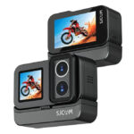 SJCAM action camera SJ20 με 2x φακούς, 2x οθόνες, 20MP/4K, WiFi, αδιάβροχη θήκη, μαύρη - 6972476162800