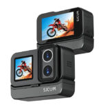 SJCAM action camera SJ20 με 2x φακούς, 2x οθόνες, 20MP/4K, WiFi, αδιάβροχη θήκη, μαύρη - 6972476162800