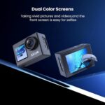 SJCAM action camera SJ4000 Dual Screen, 2x οθόνες, 16MP/4K, WiFi, αδιάβροχη θήκη, μαύρη - 6972476162343 - Image 2