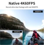SJCAM action camera SJ8 Pro, οθόνη αφής, 12MP/4K, WiFi, αδιάβροχη θήκη, μαύρη - 6972476168130 - Image 2