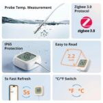 SONOFF smart θερμόμετρο SNZB-02LD, έως 115 °C, ZigBee 3.0, λευκό - 6920075743104 - Image 2