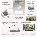 TP-LINK smart hub Tapo H500, HomeBase, WiFi, 868MHz, V1.0 - 4895252504293 - Image 2