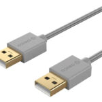 ORICO καλώδιο USB 2.0 U2-AA02, 480Mbps, 1m, γκρι - 6936761876414