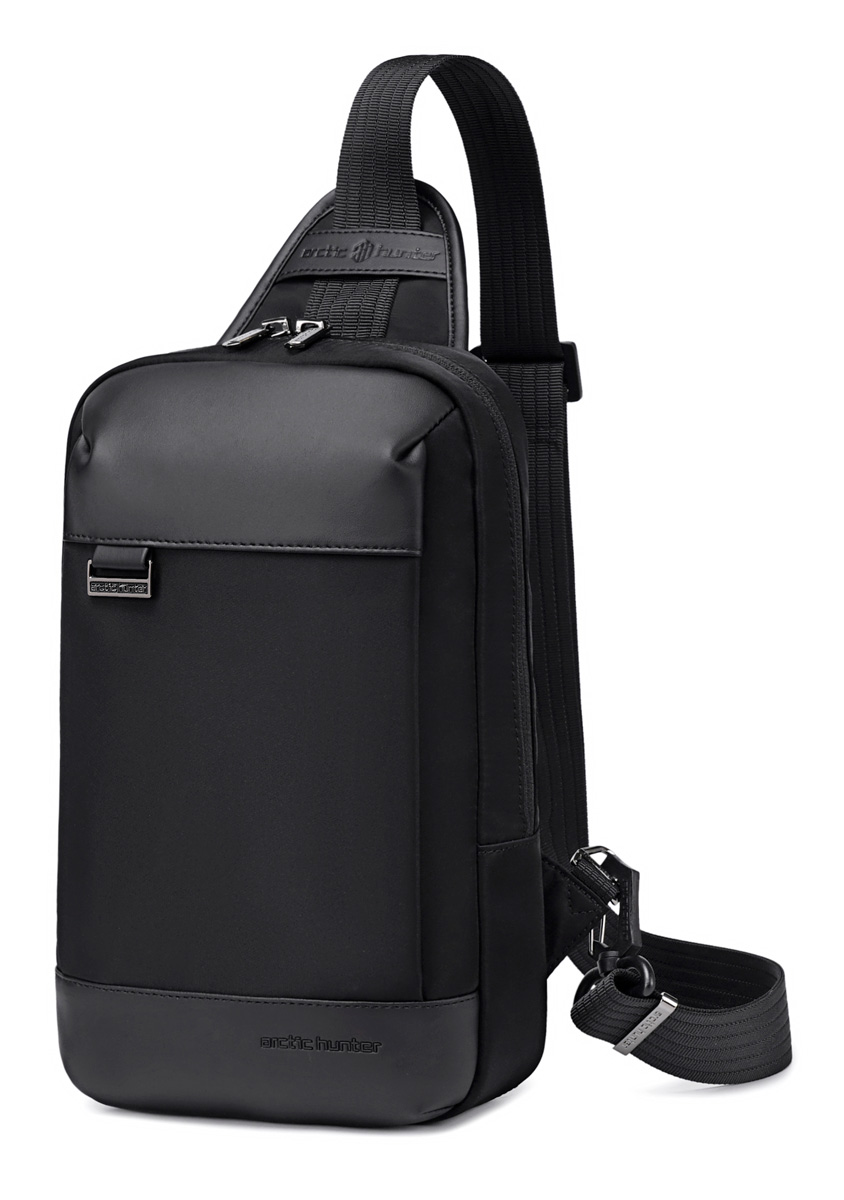 XB00829-BK ARCTIC HUNTER τσάντα Crossbody XB00829, 3L, μαύρη - 6977993100021 - Image 1