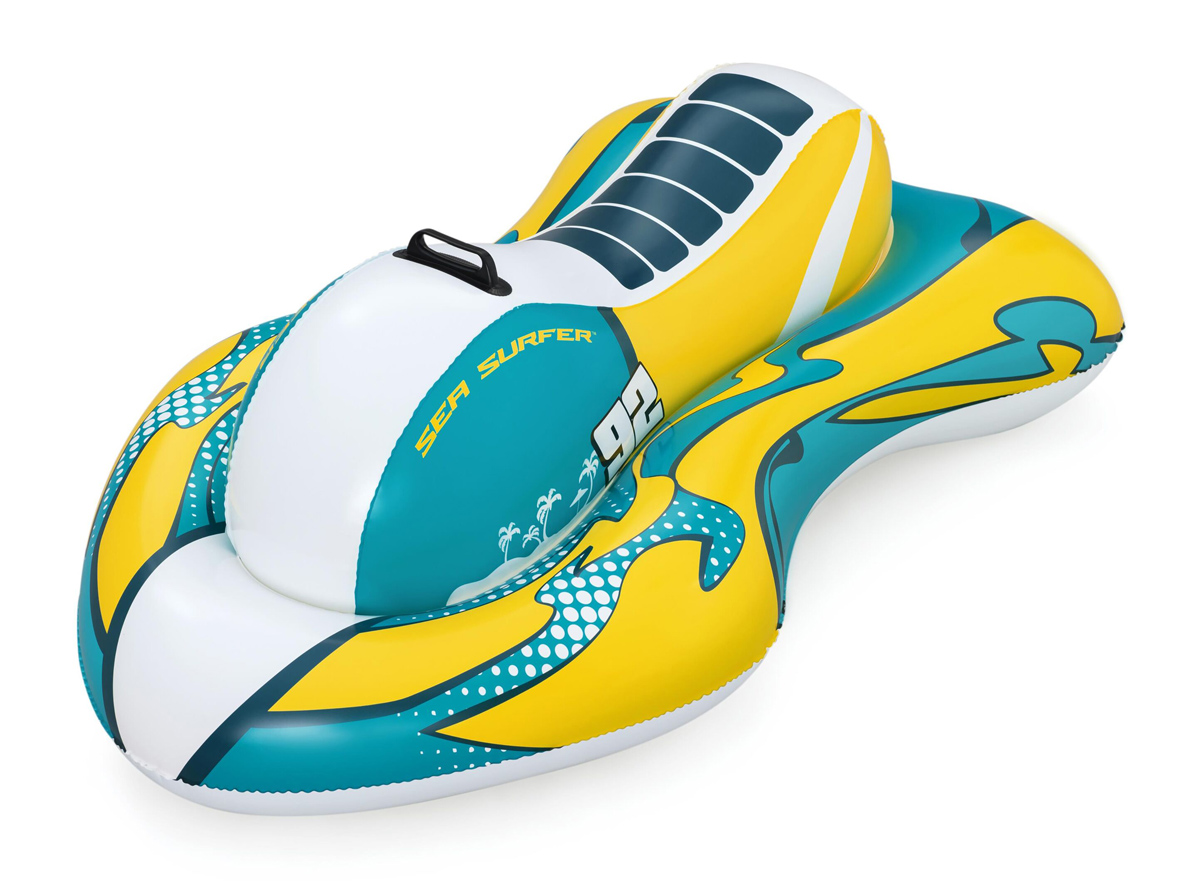 41540 BESTWAY παιδικό φουσκωτό ride on 41540, 117x77cm, Sea Surfer - 6941607390986 - Image 1