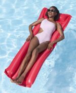 BESTWAY φουσκωτό στρώμα θαλάσσης 44007 με μαξιλάρι, 183x69cm, κόκκινο - 5210131170601 - Image 2