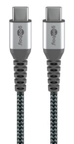 GOOBAY καλώδιο USB-C 49301, 60W, 480Mbps, 0.50m, μαύρο - 4040849493010