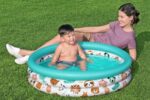 BESTWAY παιδική φουσκωτή πισίνα 51008, 101lt, Φ102x25cm, λευκή/βεραμάν - 6941607367575 - Image 2