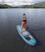 BESTWAY φουσκωτή σανίδα SUP Aqua Drifter View 6532H με διάφανο παράθυρο, 335x91.5x15cm, μπλε - 6941607365441 - Image 2