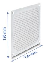 DELOCK σχάρα για 120mm ανεμιστήρα 67458 με φίλτρο σκόνης, μεταλλική, ασημί - 4043619674589 - Image 2