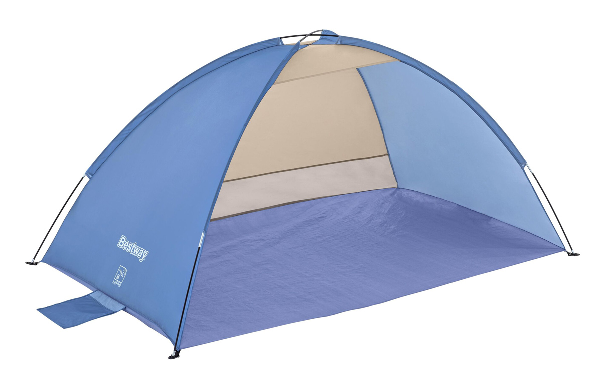 68105 BESTWAY σκίαστρο παραλίας 68105, 2 ατόμων, 200x120x95cm, μπλε/καφέ - 6941607353318 - Image 1