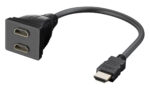 GOOBAY HDMI splitter 68784, 1x input/2x output, 1080p, μαύρο - 4040849687846
