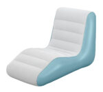 BESTWAY φουσκωτή πολυθρόνα 75127, 133x79x88cm, γαλάζια/λευκή - 6941607348635