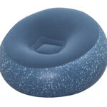 BESTWAY φουσκωτή πουφ πολυθρόνα 75154, 112x112x66cm, μπλε - 6941607391648