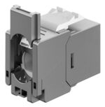 GOOBAY Keystone module RJ45 77942, CAT 6A STP, slim & short, toolfree, ασημί - 4040849779428 - Image 2