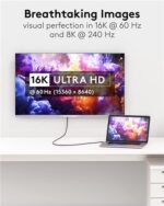 GOOBAY καλώδιο HDMI 2.2 80073, 16K/60Hz, 96 Gbps, 0.50m, μαύρο - 4040849800733 - Image 2