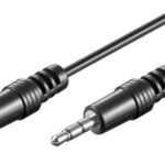 CABLETIME καλώδιο ήχου 3.5mm AV301-11N, AUX, 1m, μαύρο - 5210131092835
