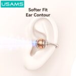 USAMS earphones με θήκη φόρτισης Echo R03, OWS, Φ11mm, 40/300mAh, μπλε - 6958444997490 - Image 2