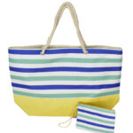 BRUNO τσάντα θαλάσσης με νεσεσέρ SOL-BAY BRN-0298, 58x40cm - 5210131160824