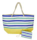 BRUNO τσάντα θαλάσσης με νεσεσέρ SOL-BAY BRN-0298, 58x40cm - 5210131160824