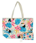 BRUNO τσάντα θαλάσσης με νεσεσέρ SOL-BAY BRN-0300, 58x40cm - 5210131160848